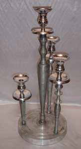 Portavelas de mesa de fundición de Metal decorativo combinado para decoración de hogar, y boda Hotel, soporte de vela Premium - Product Image 2