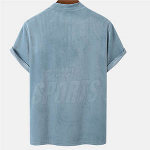 Diseña tu propio logotipo Camiseta de cuello redondo Camiseta Street Wear Camiseta de gran tamaño para hombres En stock - Product Image 2