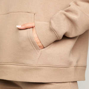 Pantalones trajes chándal mujeres deportes trajes 2 piezas conjunto ácido lavado 100% algodón chándales mujeres señoras chándales transpirables - Product Image 2