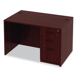 Alera Valencia Series Mueble de recepción recto ALEVA214830MY-47.25 In. X 29.5 Pulgadas X 29.63 Pulgadas Acabado en Caoba - Product Image 6