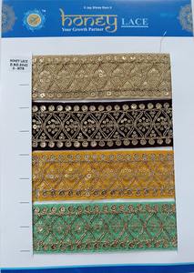 Encaje bordado floral colorido - Product Image 6