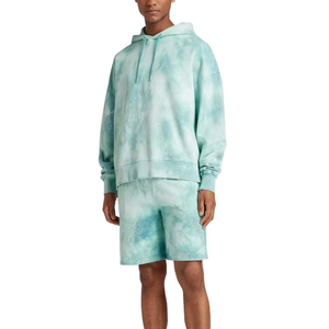 Ensemble de mode pour homme personnalisé très bien noté, sweat-shirts et shorts décontractés en coton respirant, ensemble de survêtement court en 2 pièces, design de sweat-shirt et de short - Product Image 1