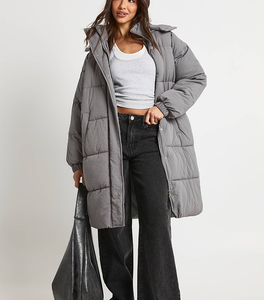 <b>Winter</b> Original Cotton <b>Padded</b> <b>Coat</b> Modest <b>Lady</b> Korean Version Removable Hood Versatile Travelling Insulated Bubble Jacket - Product Image 5