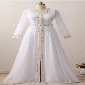 Robe Maxi Abayas pour Femmes, Design Ethnique du Moyen-Orient, Dernières Tendances en Matériaux, Robe Islamique Perlée - Product Image 3