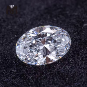 Diamante cultivado en laboratorio CVD de 5 quilates, color D, claridad VS1, talla ovalada, corte elegante, certificado por IGI, para la fabricación de joyas, por D'VINS JEWELS - Product Image 2