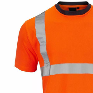 Camiseta DE SEGURIDAD reflectante de alta visibilidad Camiseta de seguridad de manga corta protectora personalizada con su logotipo a la venta - Product Image 3