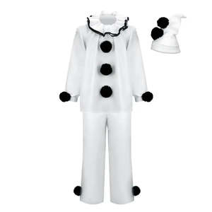 Custom Design Halloween Costume Cute Cartoon Pierrot Clown <b>Mascot</b> in EVA Material for Party and Promotion - Product Image 6