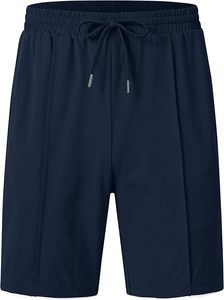 Conjunto de Pantalones Cortos para Hombre, 100% Algodón, Verano, Conjunto de 2 Piezas, Logotipo Personalizado, Camiseta Holgada con Cuello Redondo, Pantalones Cortos con Cordón, Ropa Deportiva Urbana para Hombre - Product Image 5