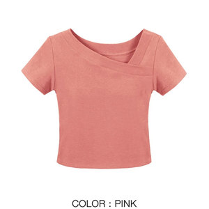 Elegante traje de verano para mujer, nuevo diseño, Top corto y pantalones cortos de Spandex, tela de malla ecológica de nailon - Product Image 6