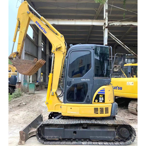 Mini-excavatrice sur chenilles Komatsu PC55MR d'occasion, fabriquée au Japon, modèle original Komatsu PC55, à vendre. - Product Image 4