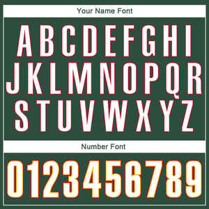 Personnalisé Vert Foncé-Rouge Jaune Authentique Throwback Basketball Jersey Ensemble En Gros 3d Brodé Lettres Laker Jersey Sportswear - Product Image 5