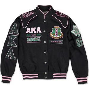 Veste de baseball oversize pour hommes, style décontracté, nouveau style, manches en cuir, lettres, veste universitaire, XS, option en gros, vierge - Product Image 1