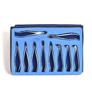 Kit de Instrumentos Quirúrgicos Dentales de Acero Inoxidable con Fórceps para Extracción de Dientes con Diseño de Agarre Profundo para Uso Clínico - Product Image 5