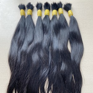 ผมต่อผมมนุษย์บริสุทธิ์เวียดนามยาวสีดำตรงธรรมชาติ100กรัมผมตรงทุกสีขายส่ง - Product Image 2