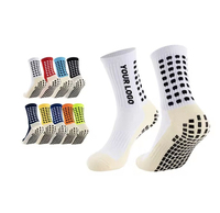 Chaussettes de sport antidérapantes de haute qualité Serviette de fond d'équipe tricotée Chaussettes de football à faible quantité minimale de commande Vente en gros pour le printemps OEM