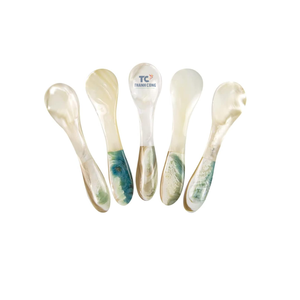 Cuillère à coquille réutilisable Caviar Petite cuillère en coquille de nacre Cuillères Vietnam - Product Image 3