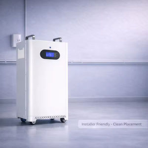 Batterie solaire domestique LiFePO4 15 kWh 51,2 V 300 Ah, armoire au sol avec roues, CAN RS485 CE, garantie 10 ans, prêt à être expédié - Product Image 1