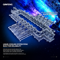 QINFENG Ensemble de vannes et raccords en acier inoxydable forgé poli pour système de refroidissement liquide de centre de données