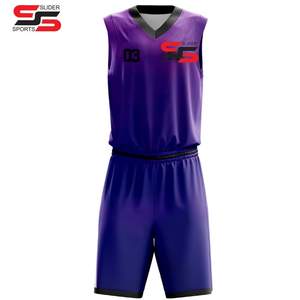 Vêtements de sport de haute qualité personnalisables directement de l'usine OEM livraison rapide uniforme de basket-ball caractéristique respirante - Product Image 4