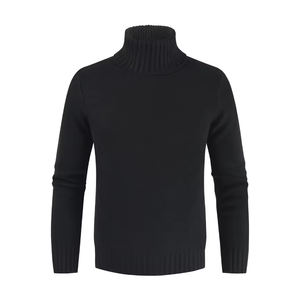 Pulls et sweats à capuche pour hommes 2026, tricot personnalisé, col roulé, doublure, coupe ajustée, pull en maille - Product Image 1
