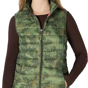 Venta Directa de Fábrica, Chaleco Acolchado con Cierre y Cuello en V, Personalizable, Transpirable, de Alta Calidad, para Hombre, Invierno, Casual - Product Image 4