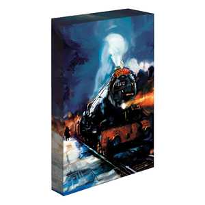 Tableau sur toile Harry Potter avec éclairage, Express de Poudlard, cadre noir - Product Image 4
