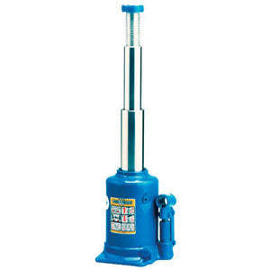 Criques hydrauliques 3 tonnes à double piston et tige filetée 2225g 10000 en aluminium et acier - Product Image 1