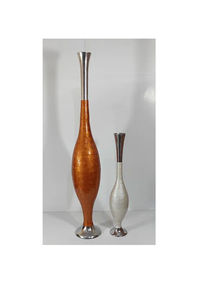 Modern <b>Unique</b> Design Table Top Aluminium Flower <b>Vase</b> Handmade Customized Shape & Color - Product Image 2