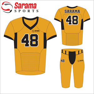 Uniforme de football américain de la meilleure qualité, ensembles de nouveau style pour adultes, logo personnalisé imprimé, option grande taille - Product Image 2