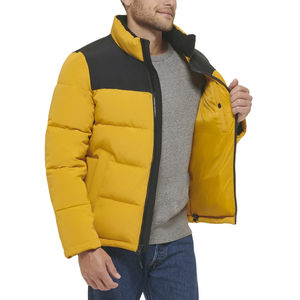 Manufacturer Winter Outdoor Breathable Padded Custom Men <b>Thick</b> <b>Quilted</b> Down Bubble Puffer Men's Jackets - Product Image 1