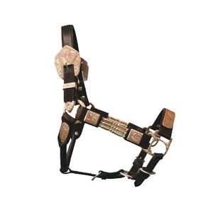 Lariat floral licou corde en cuir réglable solide équipement de selle occidental personnalisé équipement de cheval saisonnier durable - Product Image 1