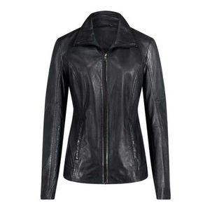 Chaqueta de cuero para mujer de nuevo estilo | Las mejores chaquetas de cuero de moda para mujer para ropa de invierno Chaquetas de cuero de manga larga - Product Image 6
