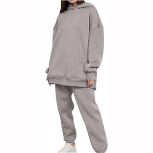 Vêtements de sport personnalisés OEM respirants doux pull pour femmes survêtement de jogging impression de survêtements survêtements décontractés - Product Image 3