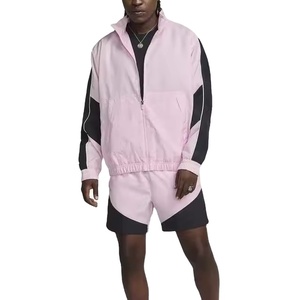 Ensemble short et coupe-vent en nylon zippé pour homme 2026 - Product Image 1