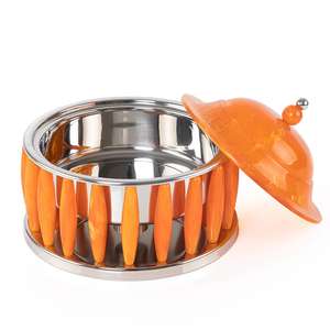 Casseroles colorées traditionnelles modernes Design Moyen-Orient hotpot élégant pour la maison Hôtel Buffet avec photophore Meilleur prix - Product Image 2