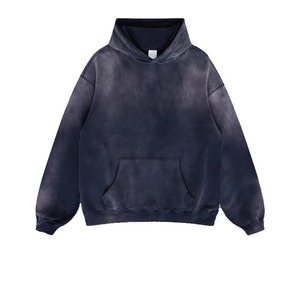 Sudaderas con capucha de talla grande personalizadas OEM ODM para hombre y mujer, jersey de gran tamaño, sudaderas gráficas lavadas con ácido transpirables - Product Image 5