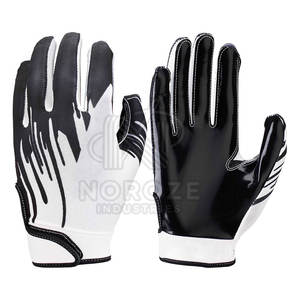 Gants de football américain à bas prix fabriqués au Pakistan Gants de football américain confortables pour unisexe - Product Image 1
