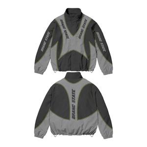 Unisex Nylon Tracksuit <b>Vintage</b> Crinkle <b>Windbreaker</b> Jacket Elastic Pants Set Waterproof Athletic Outdoor Suit - Product Image 5