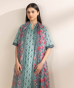 Precio de fábrica Mujeres Shalwar Kameez Conjuntos Más vendidos Maxi Servicios OEM Vestido de algodón y césped para ropa informal y formal - Product Image 3