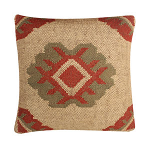 Alfombras JAIPUR KILIM, Alfombras Turcas Modernas de Lana y Yute Hechas a Mano, Ecológicas, con Patrón Geométrico, Fundas de Almohada Personalizables, Estilo Rústico Lumbar - Product Image 3