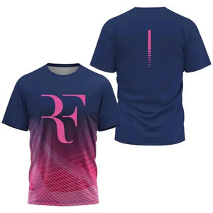 T-shirt de sport à séchage rapide pour hommes et femmes, idéal pour la course à pied, le badminton, le tennis de table, manches courtes - Product Image 4
