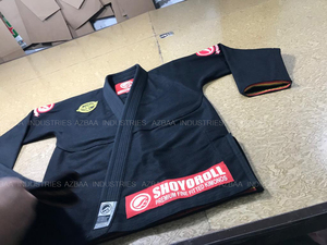 FABRICANTES DE ALTA CALIDAD NEGRO PESO PESADO 100% PRESHRINK MARCA BJJ GIs BJJ uniformes - Product Image 6
