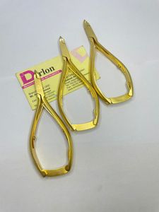 Coupe-ongles plaqué or durable de haute qualité avec tondeuse de pédicure à verrouillage arrière pour outil de manucure pour ongles incarnés - Product Image 6