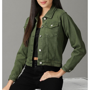 แจ็กเก็ตยีนส์ผู้หญิงบุซับในอบอุ่นสำหรับฤดูหนาวยุโรปมีชั้นด้านในนุ่มและมีสไตล์หนาแบบลำลองใส่ได้ทุกวัน - Product Image 5