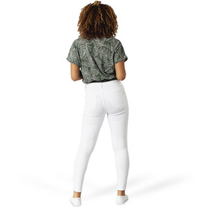China Customized Premium High Waist <b>Women</b> Denim Ladies Straight Boyfriend <b>Jeans</b> - Product Image 4