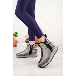 Suins Vanessa Diver tessuto speciale Design stivali con cerniera con accessori in pietra - Product Image 1