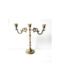 Candelabro de metal artesanal de primera calidad que ofrece un atractivo decorativo distintivo, ideal para interiores de hogares de lujo y festividades. - Product Image 6