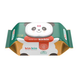 Kinkin 100 pieces <b>Wet</b> <b>Wipes</b> Baby <b>Wipes</b> Non-Woven fabric Children Babies Cleaning <b>wet</b> <b>wipes</b> Made in Vietnam - Product Image 1