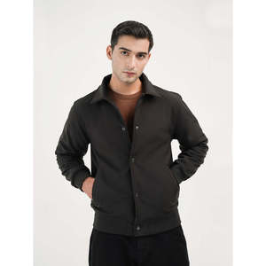 Blouson Bomber Réversible en Cuir SCEPTRUM Vintage avec Fermeture Éclair et Col Montant Imperméable Automne XS Patchwork Teint et Enduit - Product Image 2