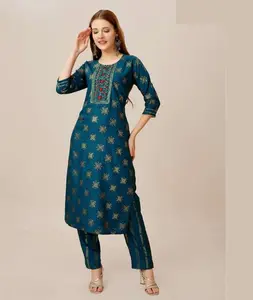 Basi regolari collezione kurti con palazzo prezzo più basso abbigliamento etnico donne indiane ultimo prezzo all'ingrosso surat Salwar Kameez